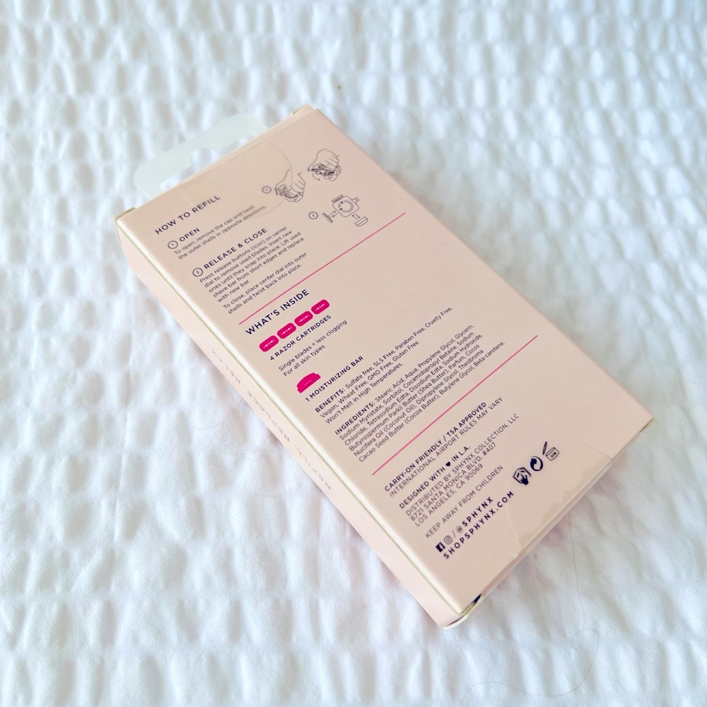 SPHYNX Pink Razor Refill Set - NEW IN BOX - SEALED - Picture 13 of 17